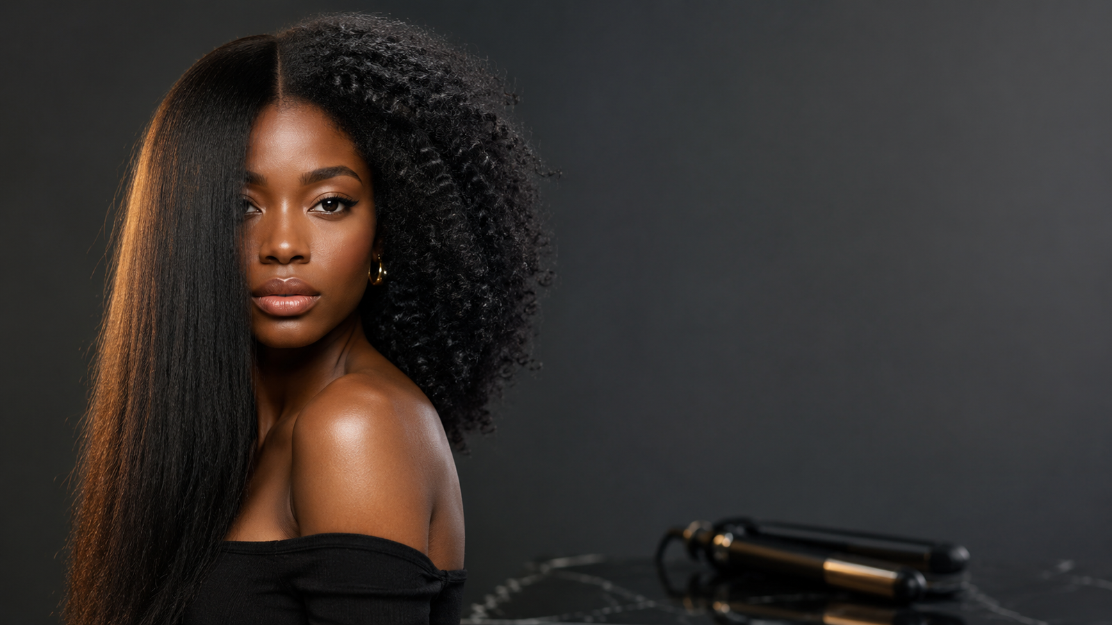 Planchas de Titanio o cerámica para el pelo Afro: la elección matemática según la densidad.