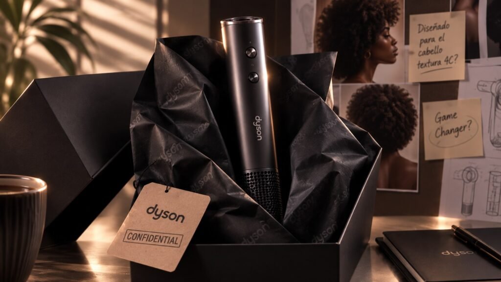 Dyson patentó un cepillo de aire caliente con tecnología «Smart-Pulse. ¿Es este el fin del encogimiento en el pelo afro? dyson smart pulse